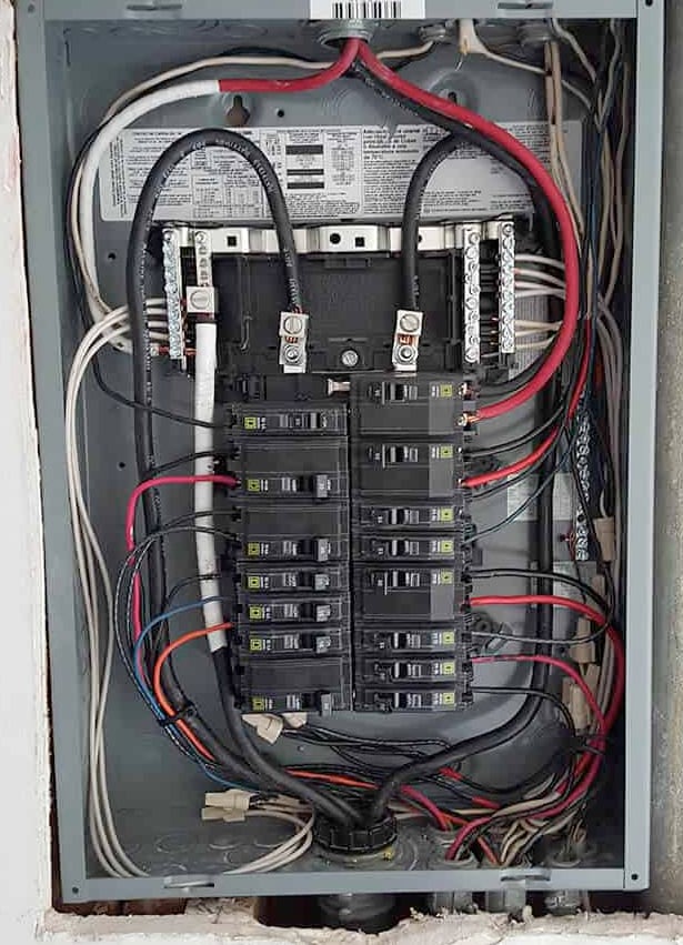 Electrical panel upgrade for EV charger installation